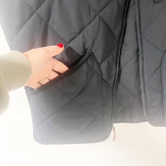 J. Crew Sussex Walker Quilted Vest Men Medium Blue Primaloft Insulated Full Zip - Picture 2 of 9